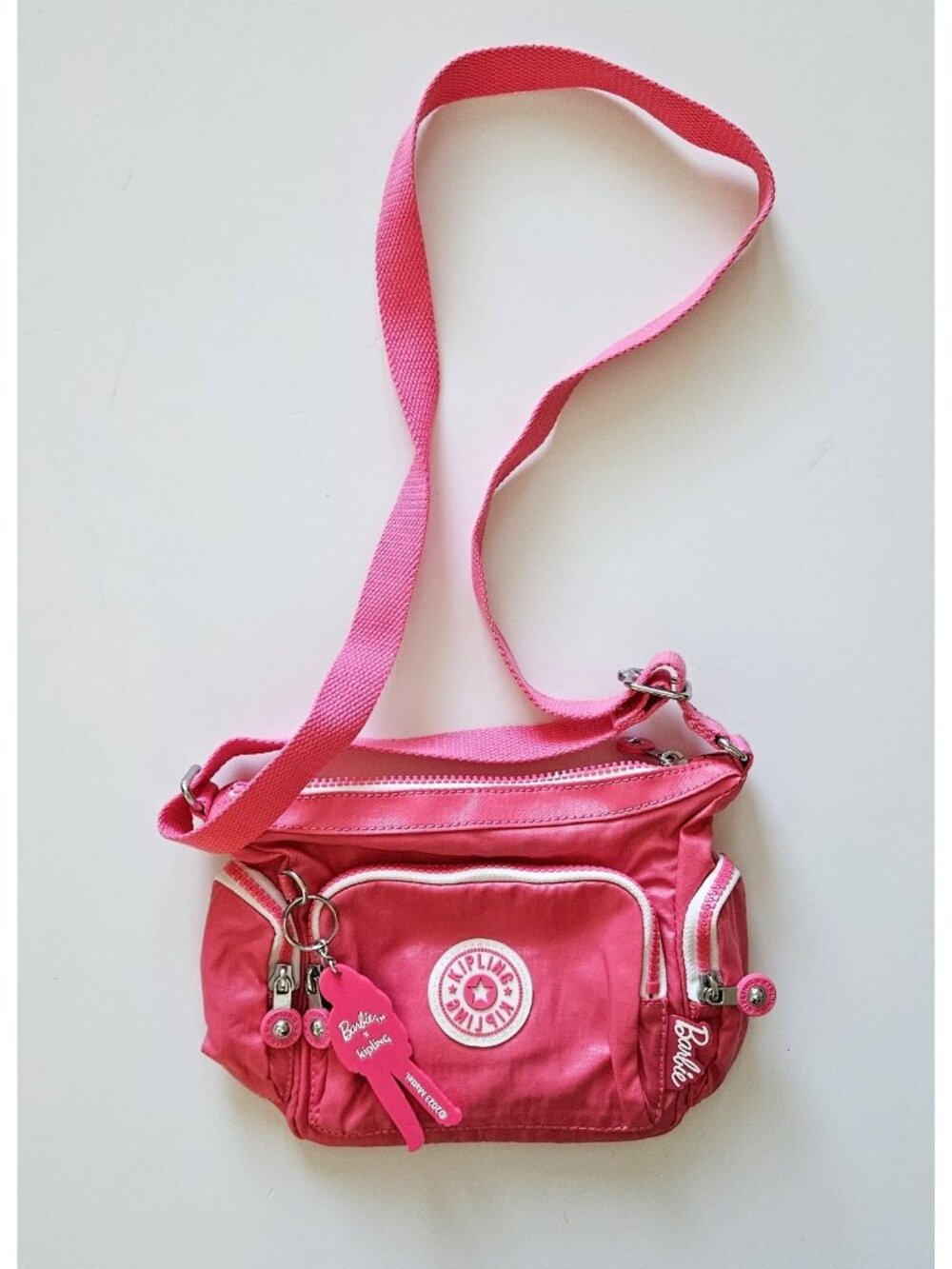 Barbie x Kipling Gabbie Mini Crossbody Bag Pink